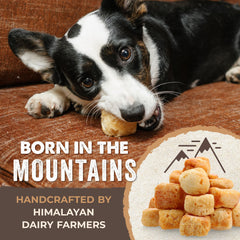 Mighty Paw Yak Cheese Puffs ingredients highlight three simple ingredients.