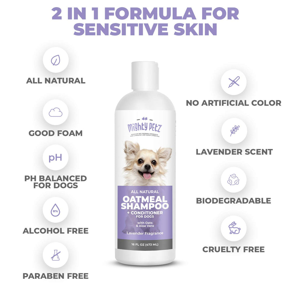 Mighty Petz coconut moisture creating a smooth, healthy-feeling coat