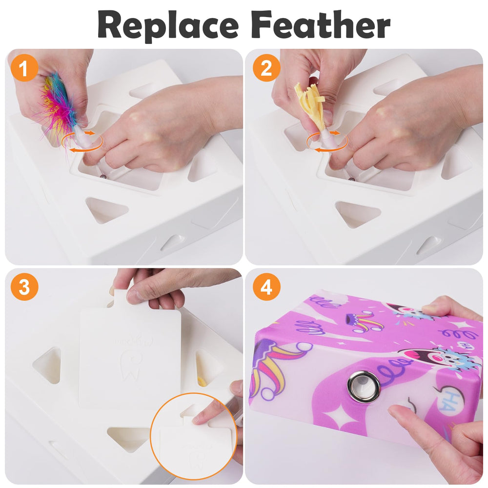 Migibox safe, durable materials ensure paw-safe, washable play.