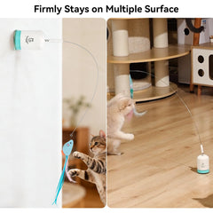 Migipaws 70cm DIY bendable wire creates unpredictable movements to challenge hunting instincts.
