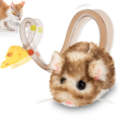 Migipaws MigiMouse 360 roll engages indoor cats with dynamic motion.