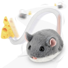 Migipaws MigiMouse 360-degree rolling action excites indoor cats to chase and exercise.