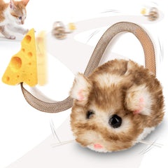 Migipaws MigiMouse spin action sparks chasing and daily exercise.