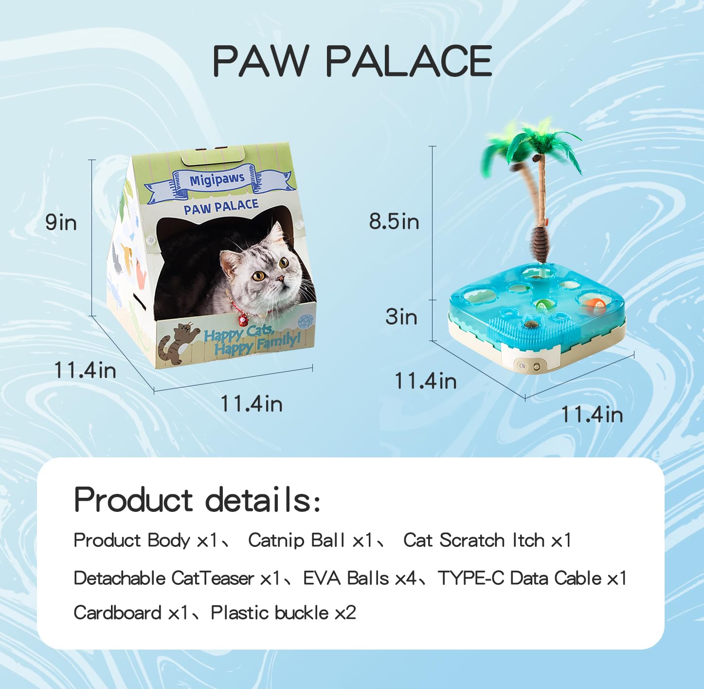 Migipaws motion-sensor-play triggers movement as your cat approaches