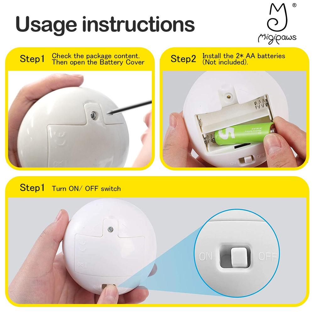 Migipaws safe, durable materials ensure worry-free kitten fun.