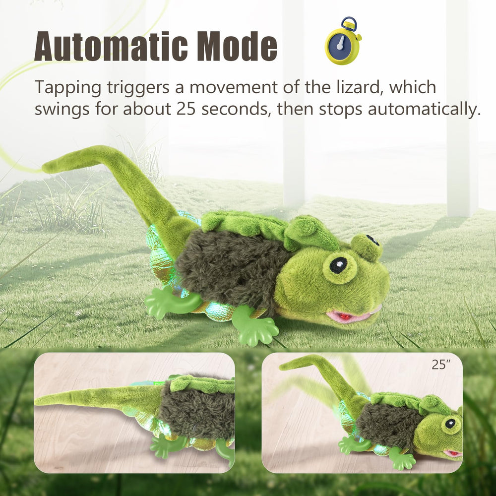 Migipaws soft plush lizard paw-friendly for gentle play.