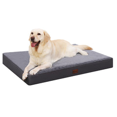 MIHIKK waterproof dog bed cover protects foam from spills and accidents.