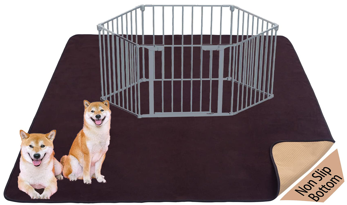 MIIMER extra-large pee pad 60x60 with waterproof backing protects floors.