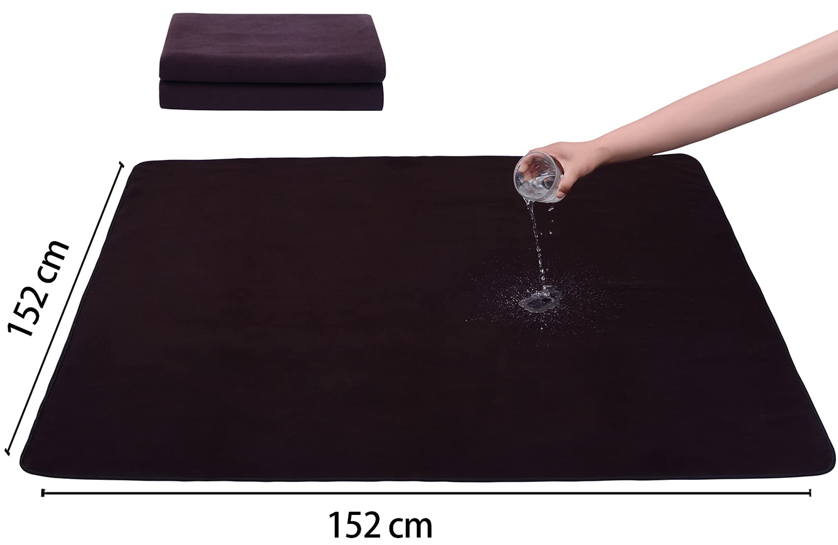 MIIMER non-slip washable pad provides stable footing for pets.