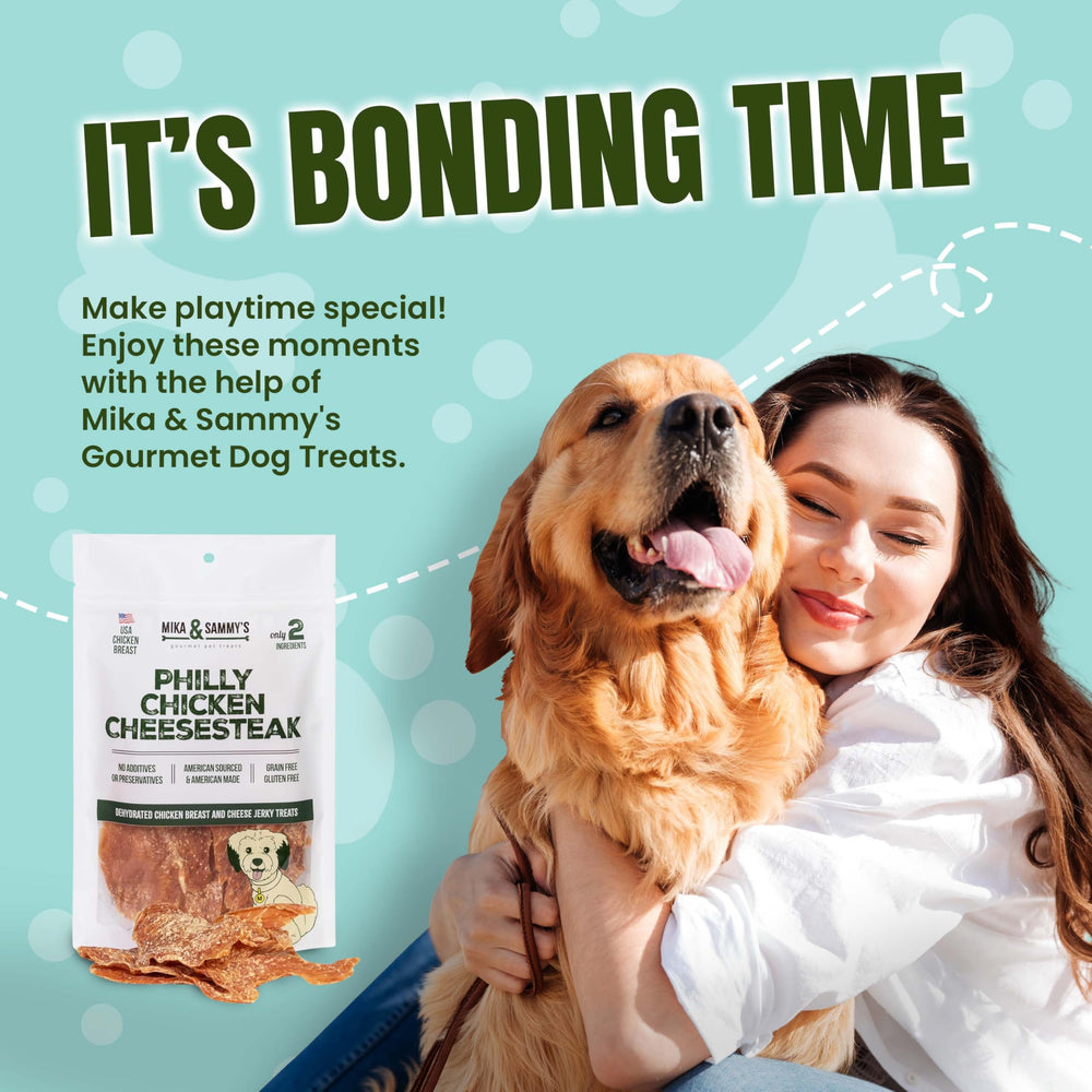 Certified organic chicken option on Mika and Sammy's packaging for discerning owners.