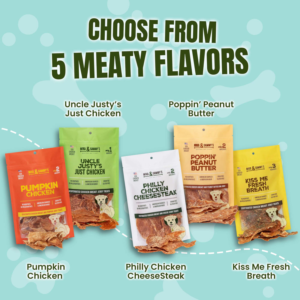 Single-ingredient chicken label emphasizes simple, natural ingredients for picky dogs.