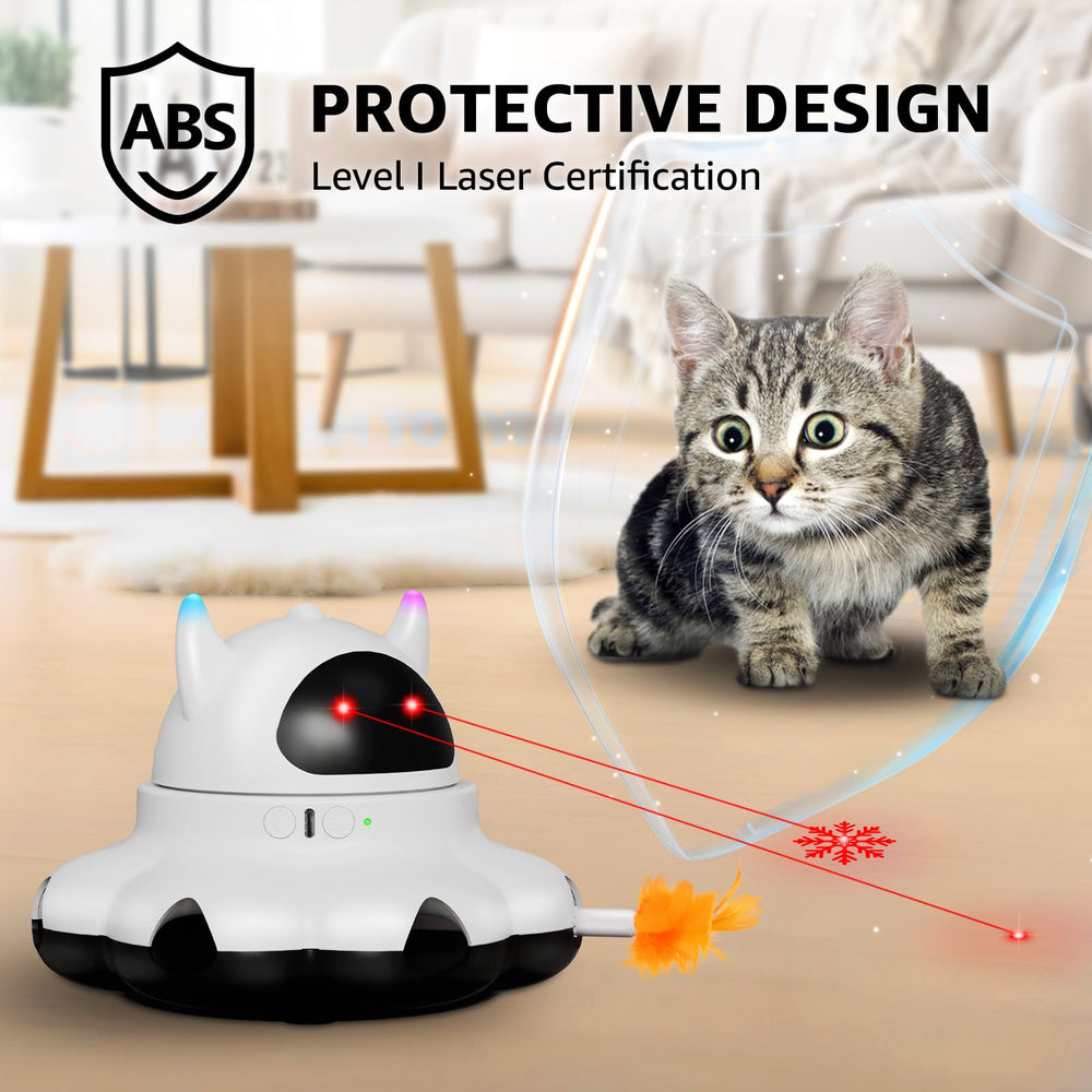 MIKK remote control used for easy solo play with one or more cats.