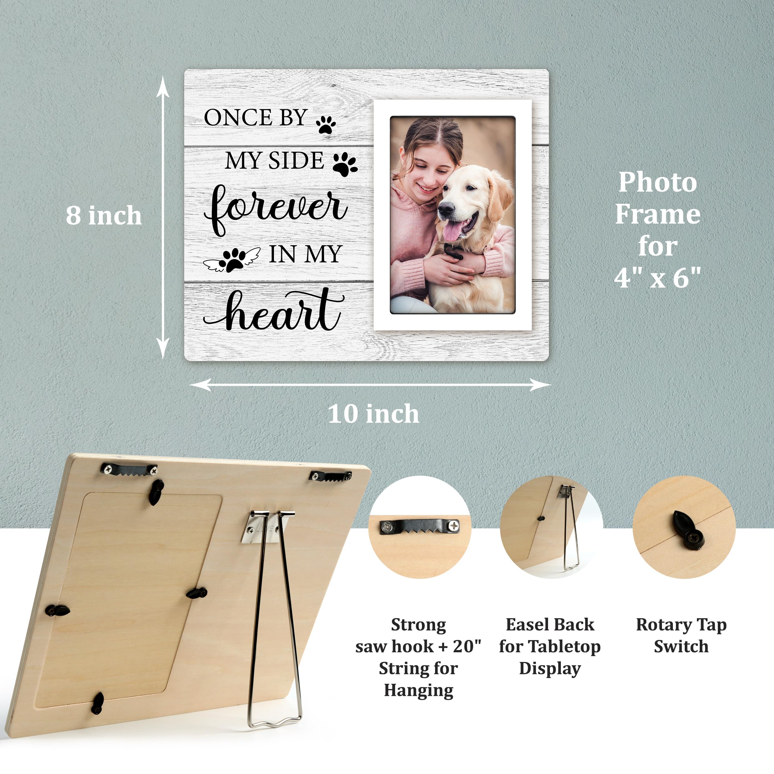 Milcier dog condolence gift frame ideal for comforting friends