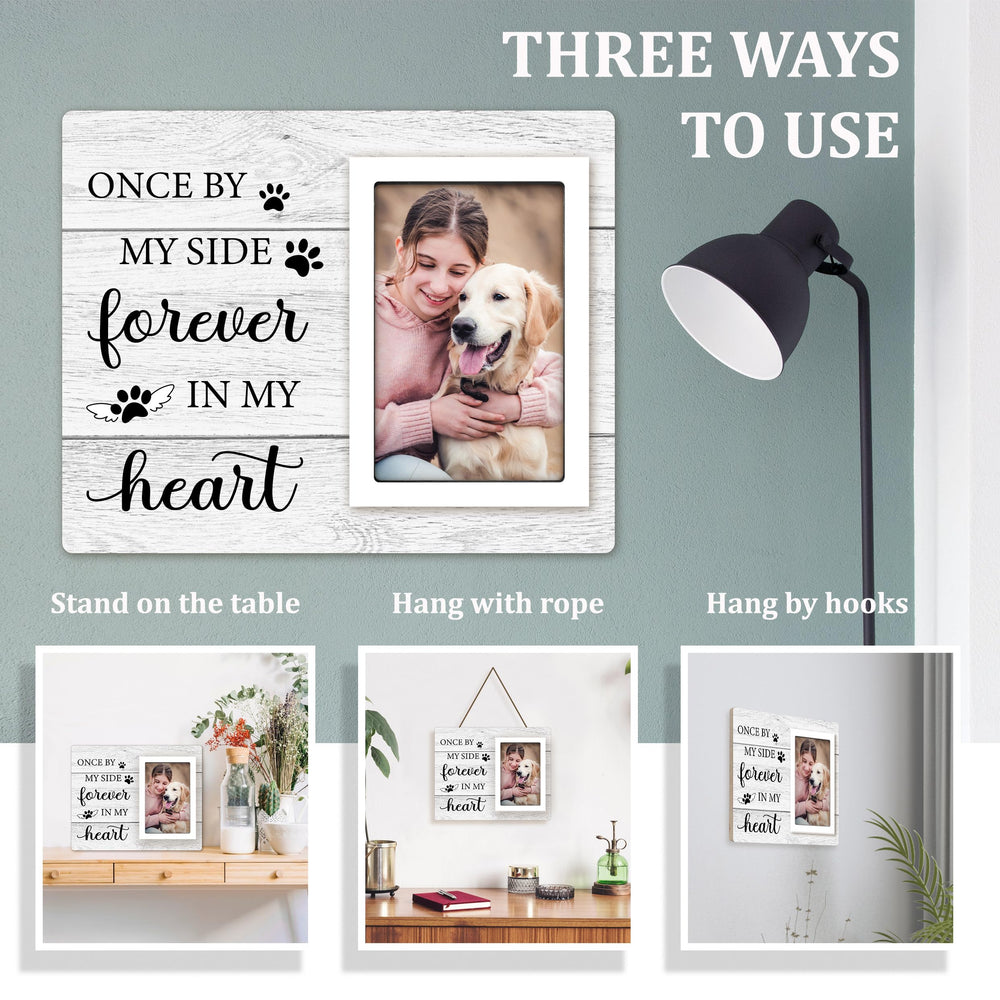 Milcier elegant frame for pet loss remembrance and comfort