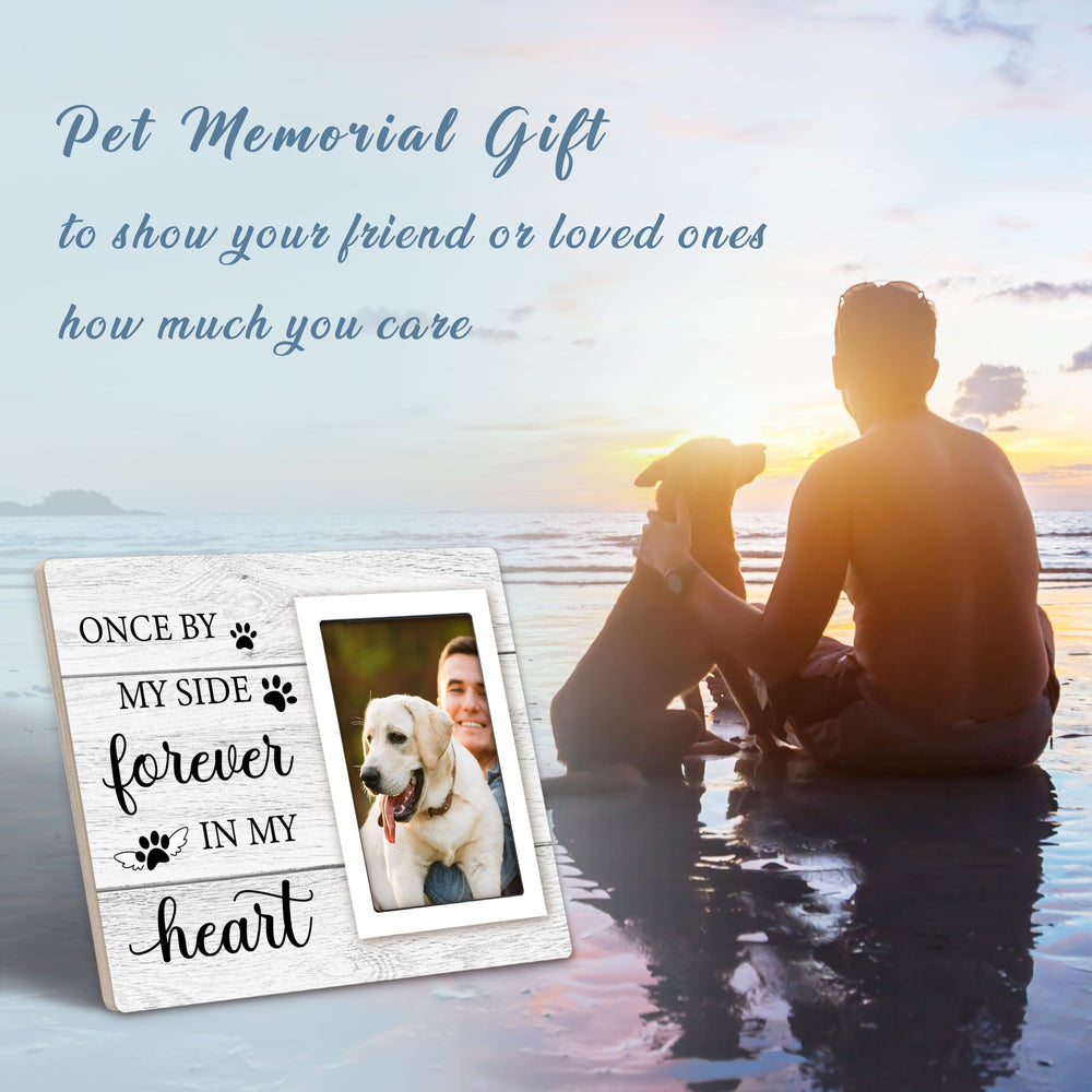 Milcier paw print design pet memorial frame adds sentimental touch