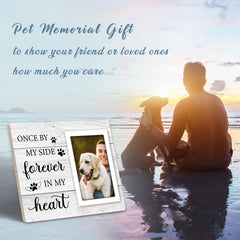 Milcier paw print design pet memorial frame adds sentimental touch