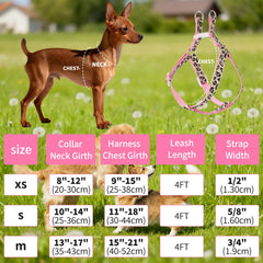 Mile High Life leopard dog leash pink demonstrates easy walking control