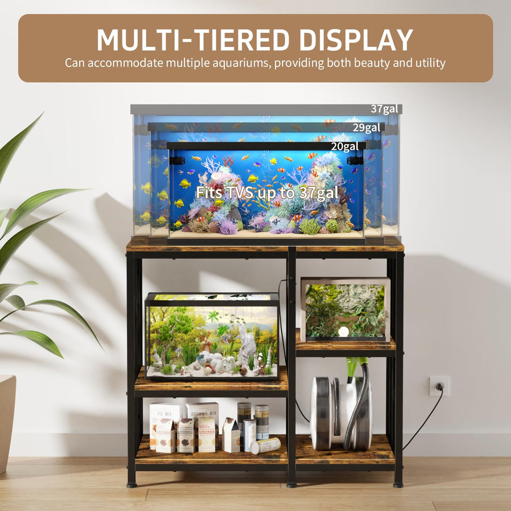 MILEFA reinforced 20mm metal frame delivers durability for long-lasting aquaria and habitat setups.