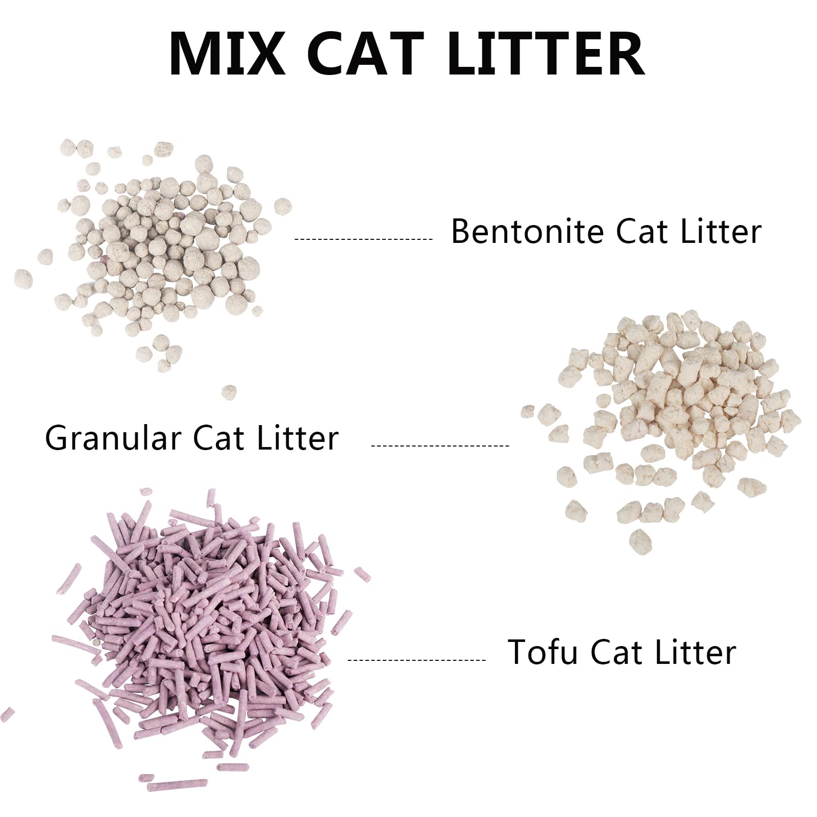 MILIFUN Tofu Cat Litter low-tracking formula keeps litter off paws.