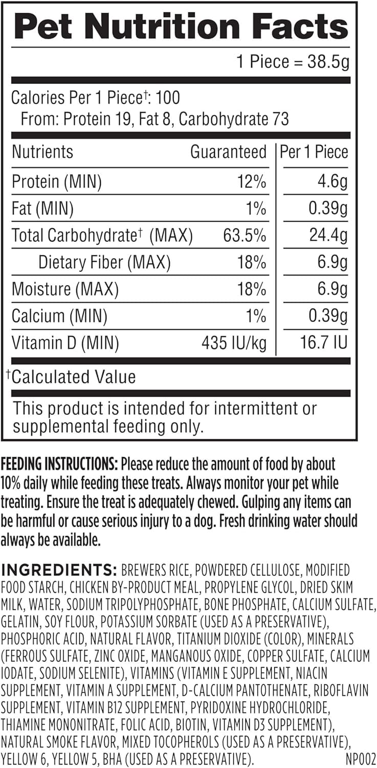 Milk-Bone Brushing Chews with calcium support for strong bones