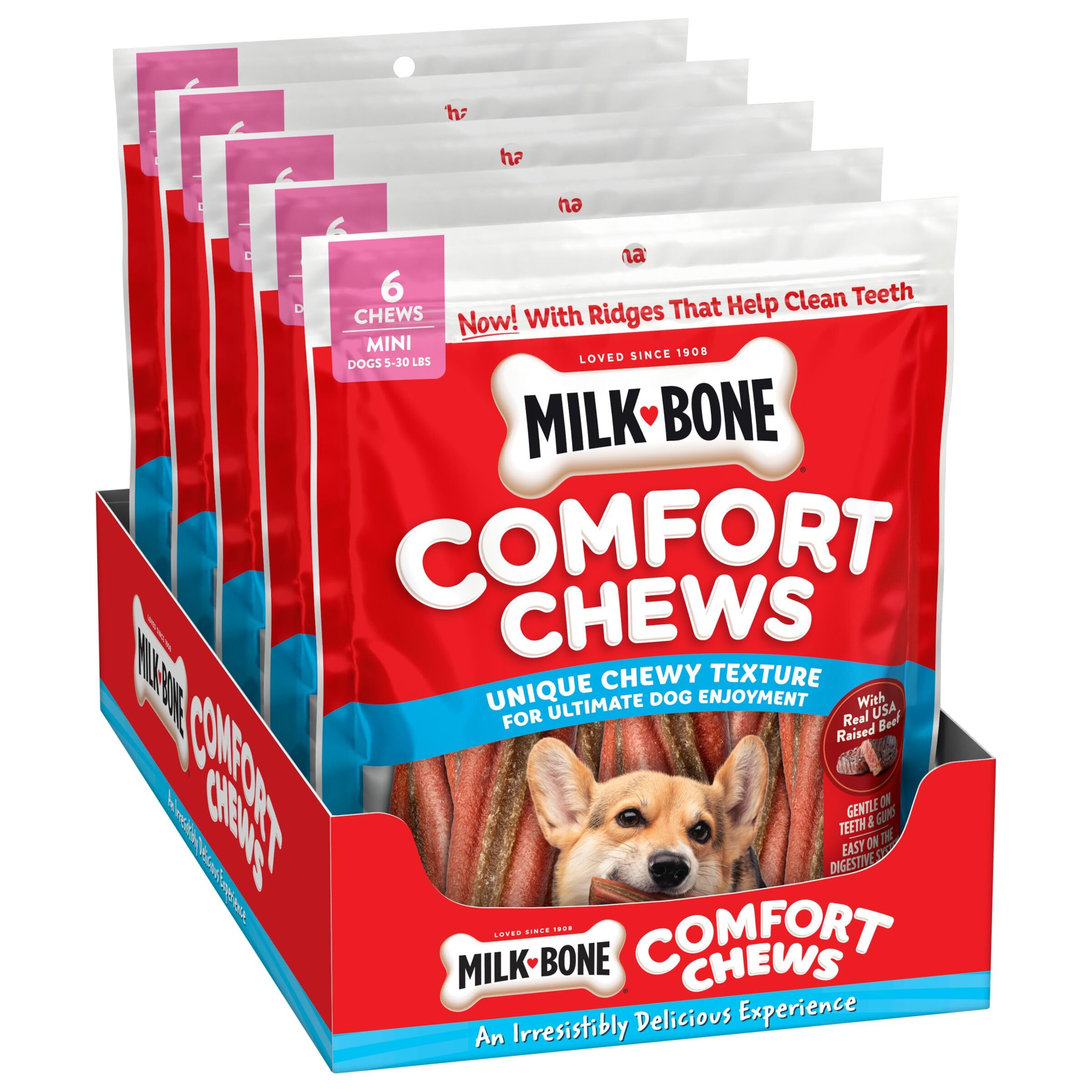 Milk-Bone Comfort Chews five-bag case pack value