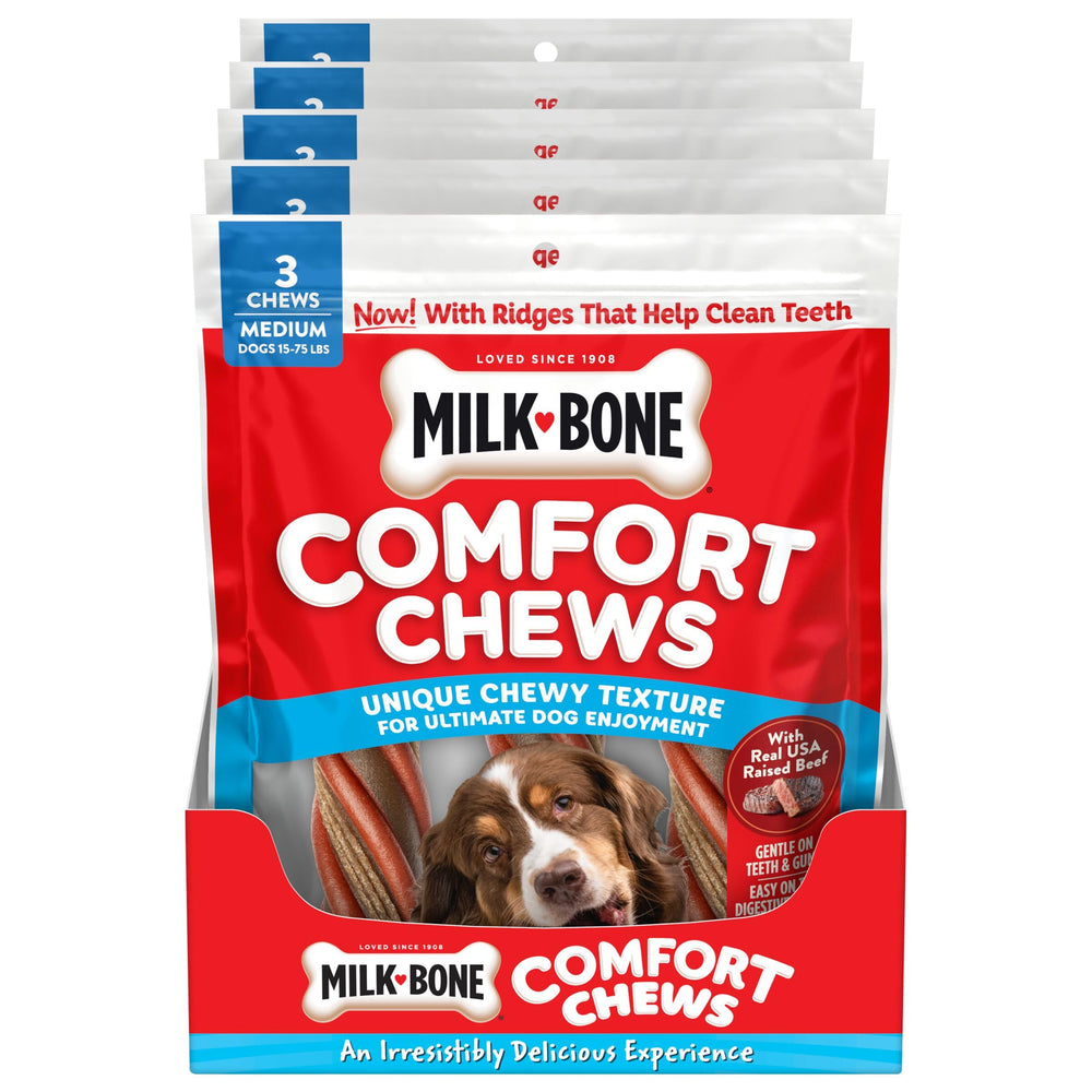 Milk-Bone Comfort Chews made in Topeka, USA quality production.