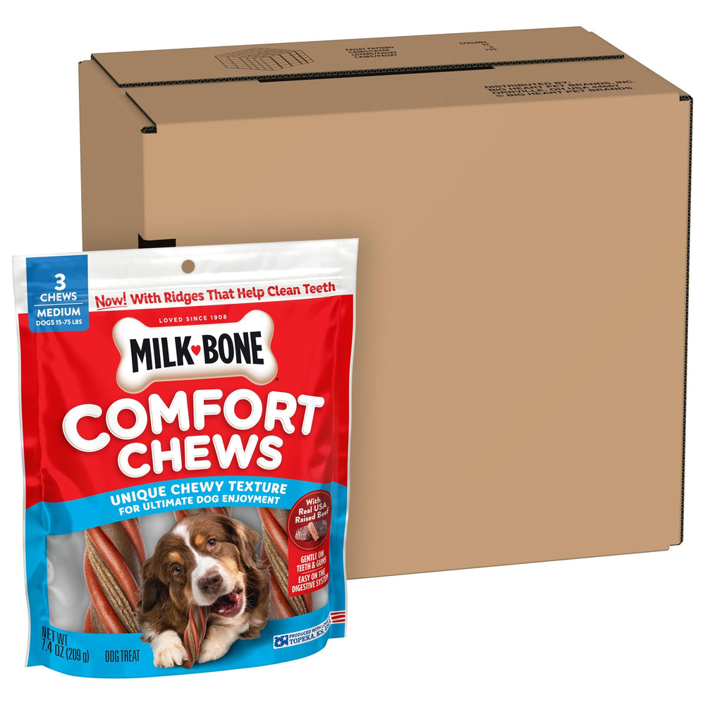 Milk-Bone Comfort Chews contain no artificial flavors or colors.