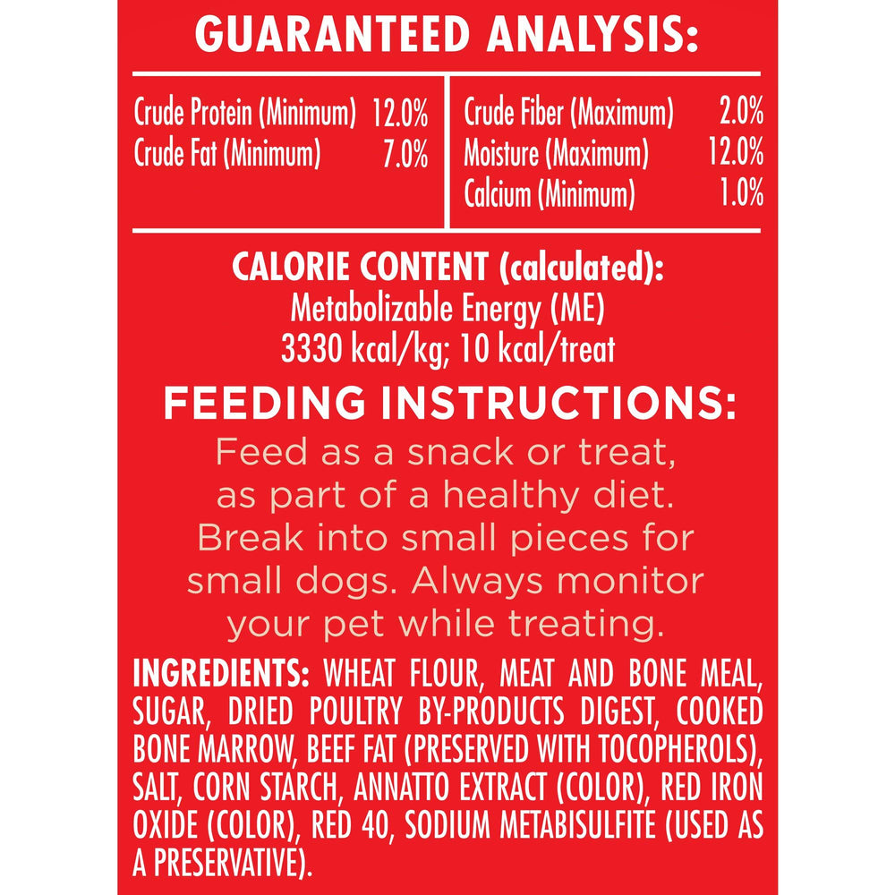 Milk-Bone MaroSnacks six-pack packaging is ideal for households with multiple dogs.