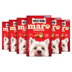 Milk-Bone MaroSnacks shell-crunch exterior delivers a satisfying chew.