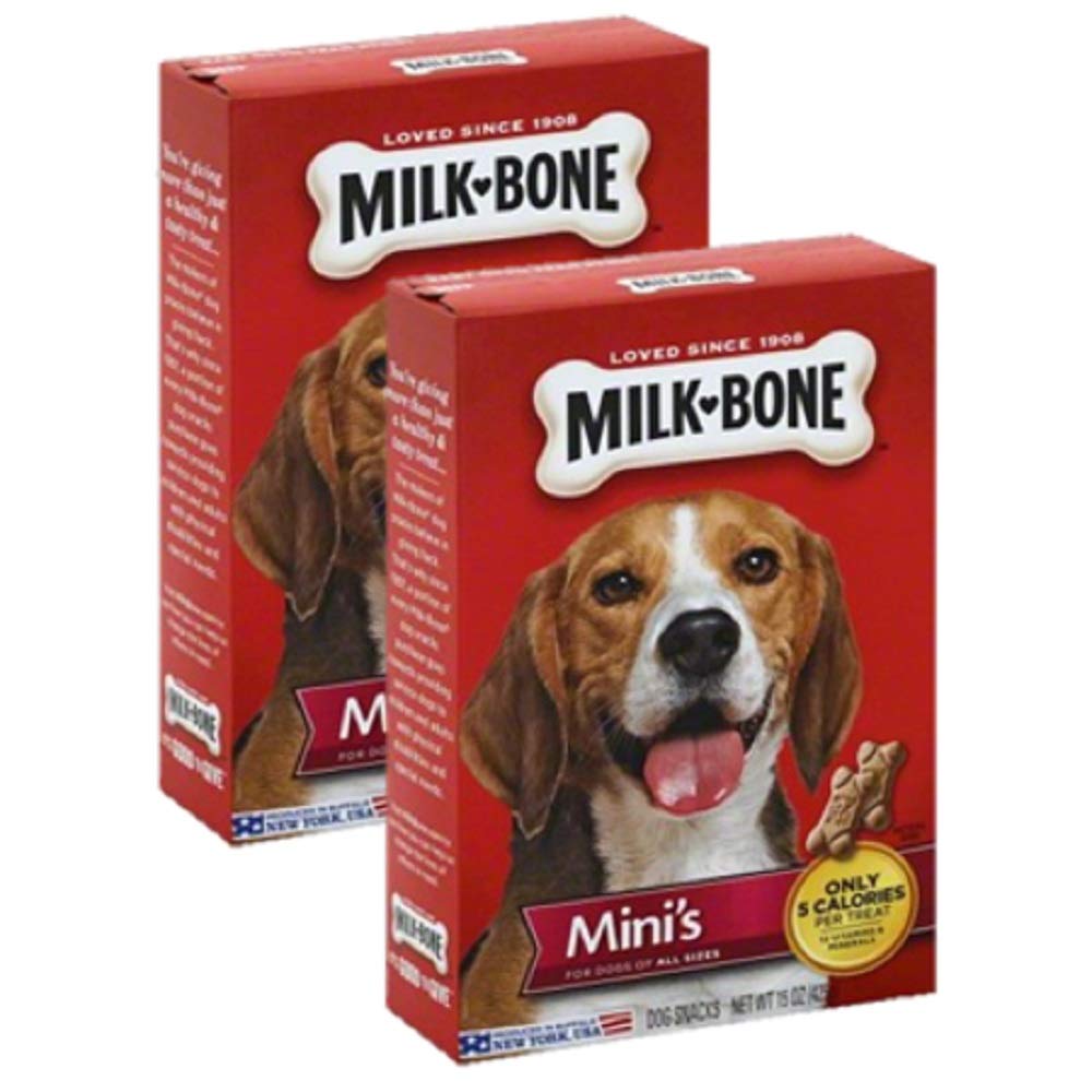 Milk-Bone Minis treats close-up, small size ideal for training rewards.