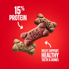 Milk-Bone Minis small dog treats with crunchy texture dogs love during training