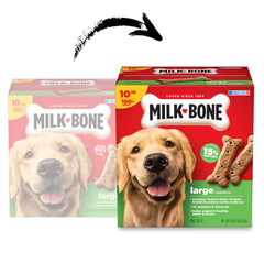 Milk-Bone Original close-up shows crunchy texture ideal for rewarding dogs.