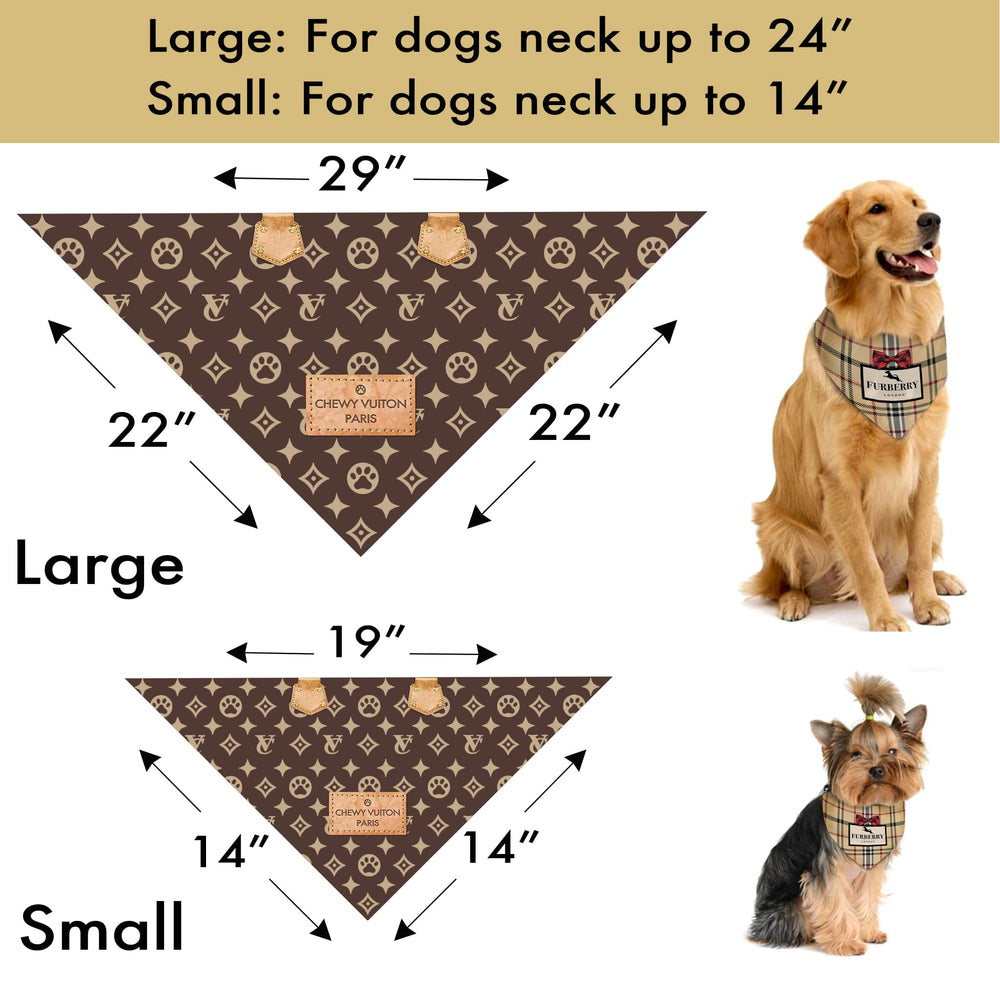 Millionaire Mutt Pucci soft durable polyester bandana, easy care for everyday use.