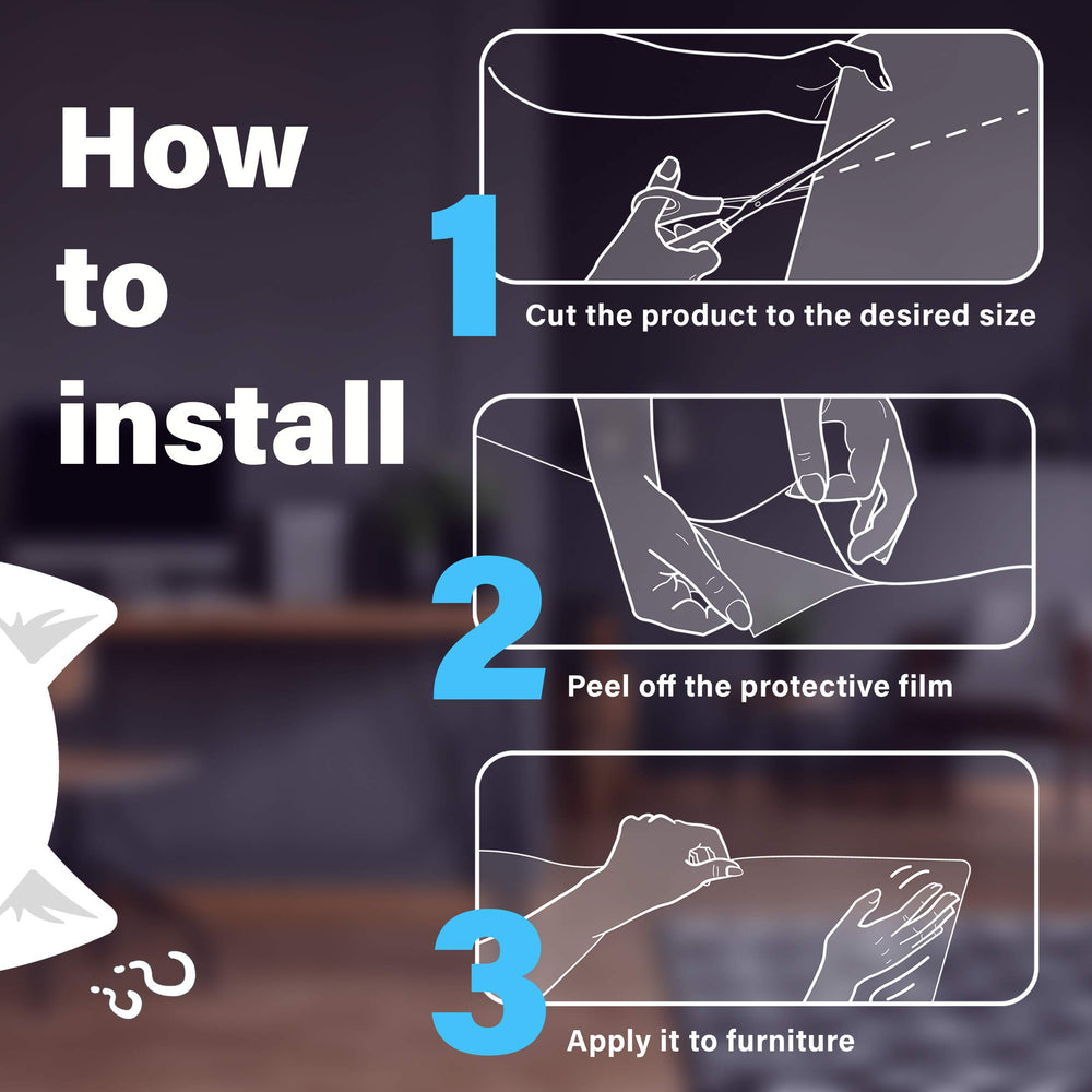Miloona all-surfaces cat protector fits different furniture types