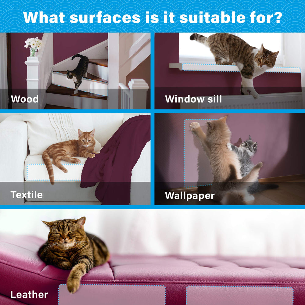 Miloona clear furniture protector film nearly invisible on surfaces
