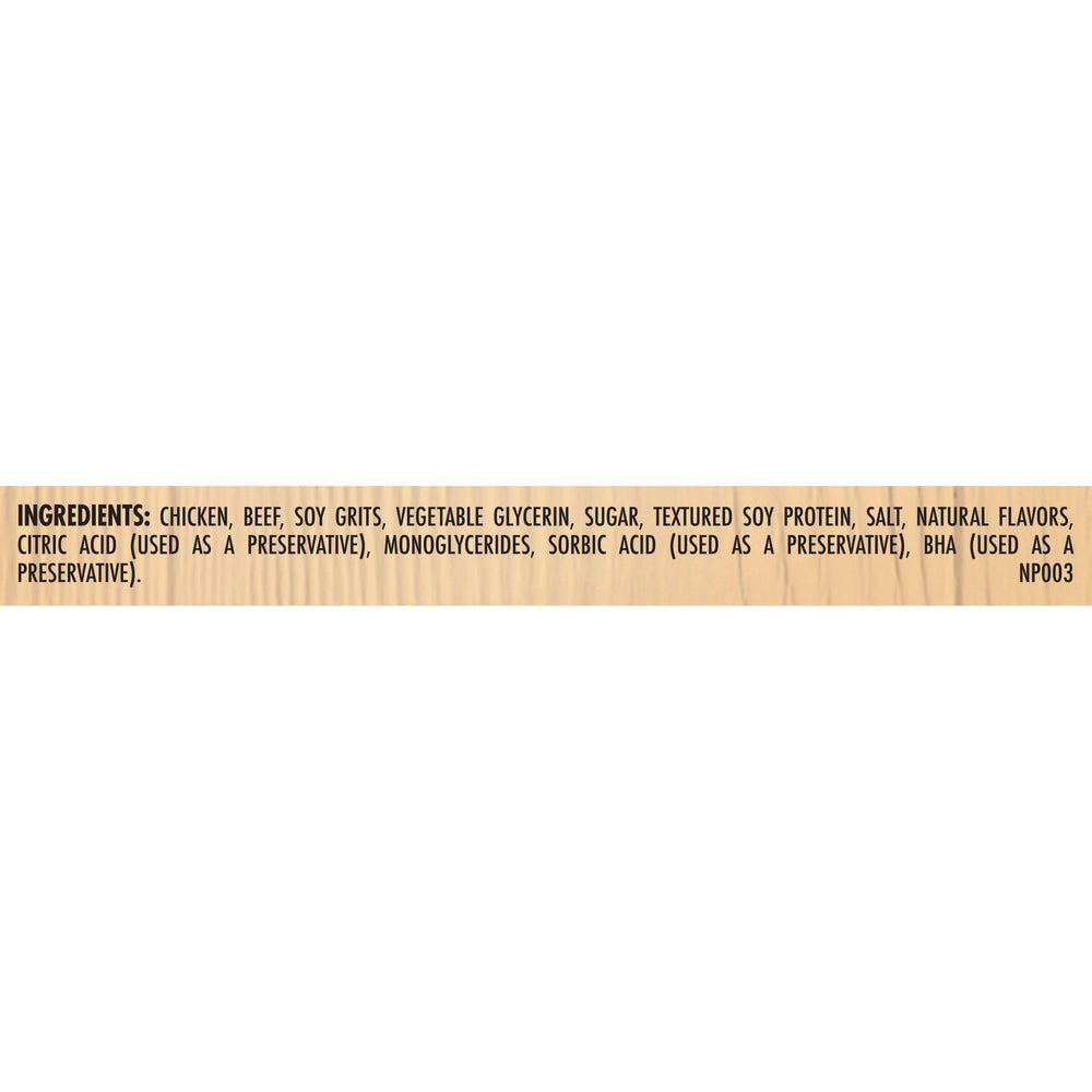 Milo's Kitchen Chicken Meatballs product label shows real chicken as first ingredient.