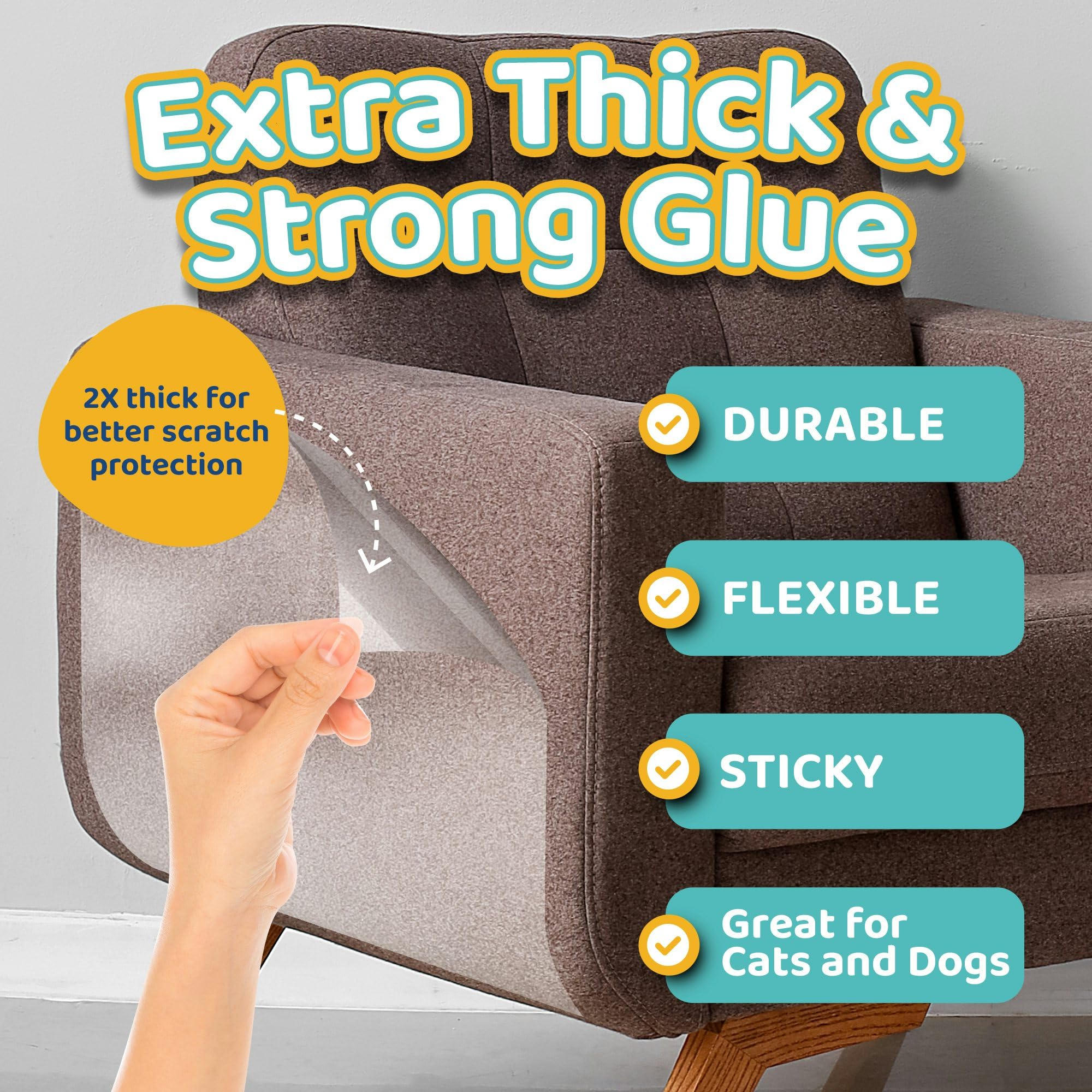 Mimi&Bubu couch corner guard with flexible coverage for sofas.