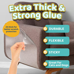 Mimi&Bubu couch corner guard with flexible coverage for sofas.
