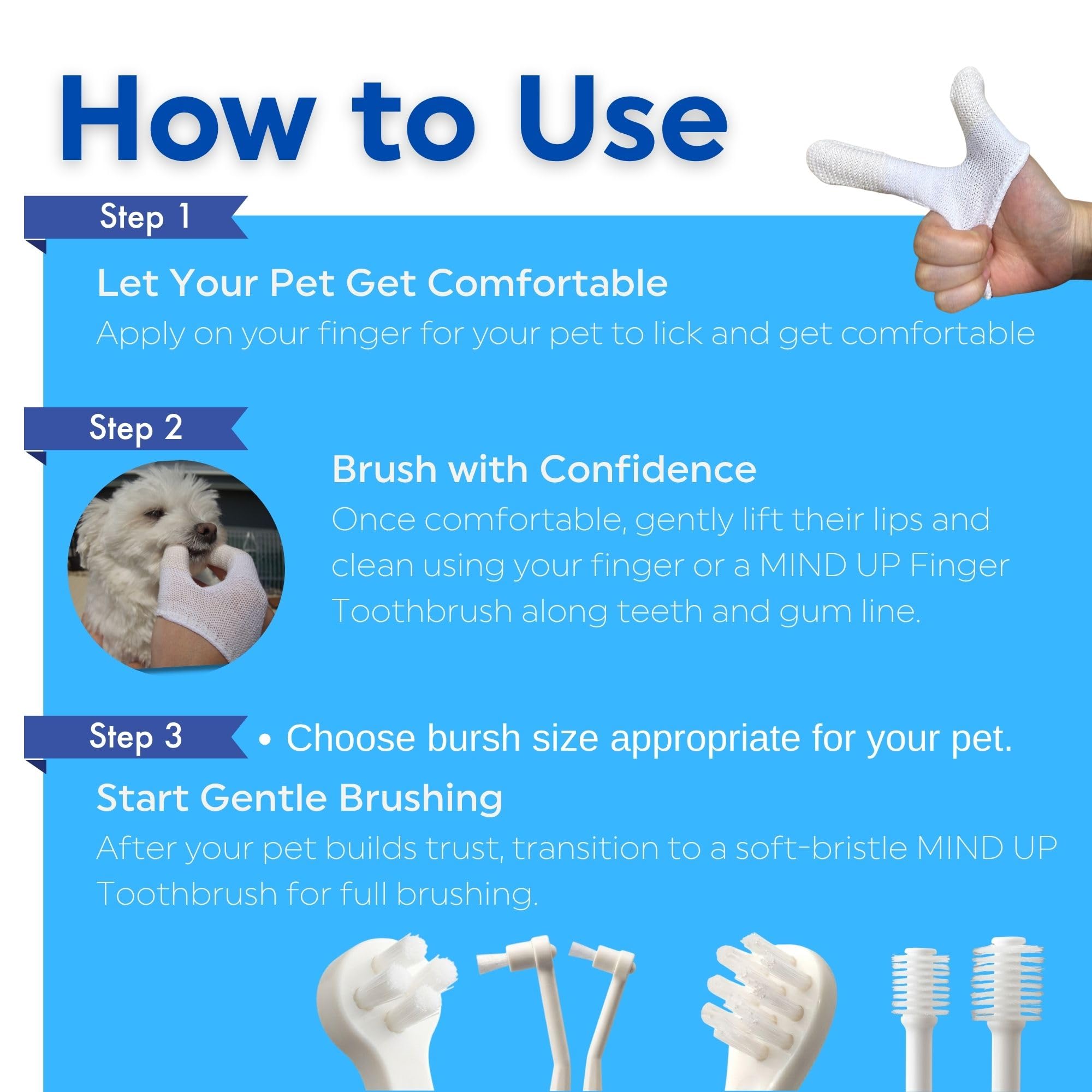 Easy rinse after brushing keeps routines quick.