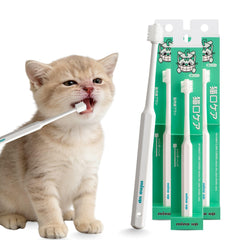 MIND UP cat toothbrush with cylinder-head 360 design for full-mouth contact.