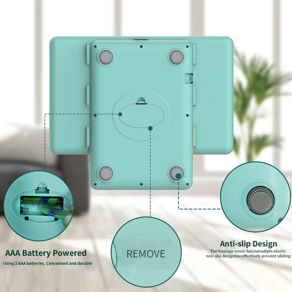 MindPet-Med battery-powered weighing setup for portable pet weighing anywhere at home.