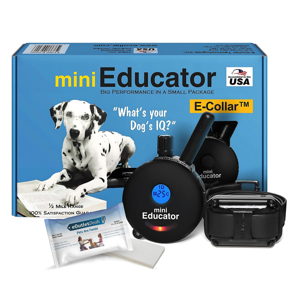 Mini Educator ET-300 collar receiver for customizable remote training.