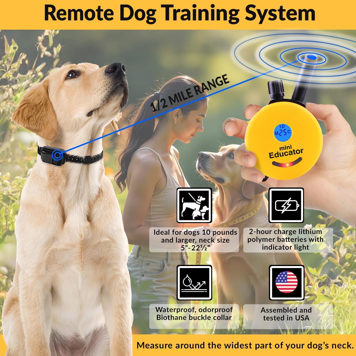 Mini Educator ET-300 clicker for audible training cues.