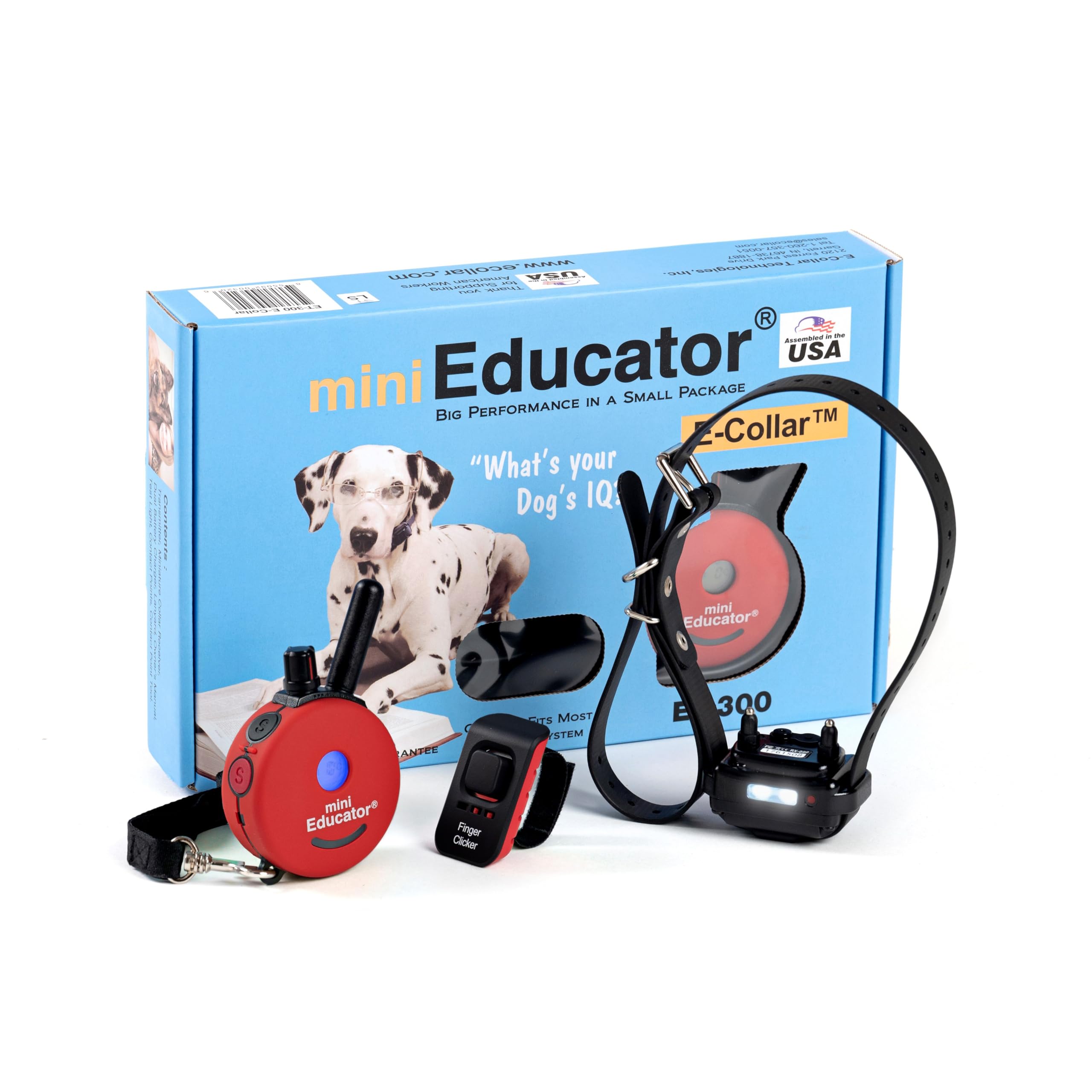 Mini Educator ET-300 receiver with night light for after-dark training.