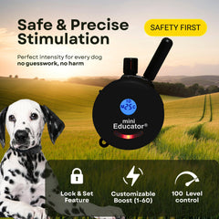 ET-300 remote transmitter enables precise, discreet training at distance.