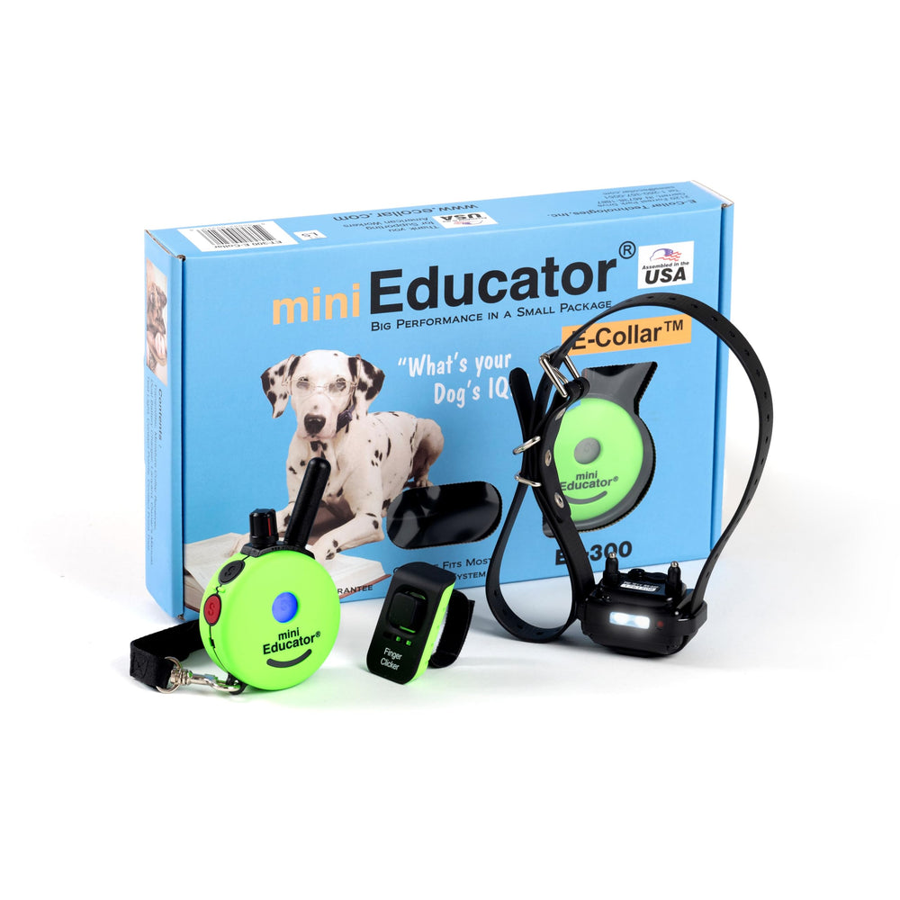 Mini Educator ET-300 remote transmitter with stopwatch design for discreet training.