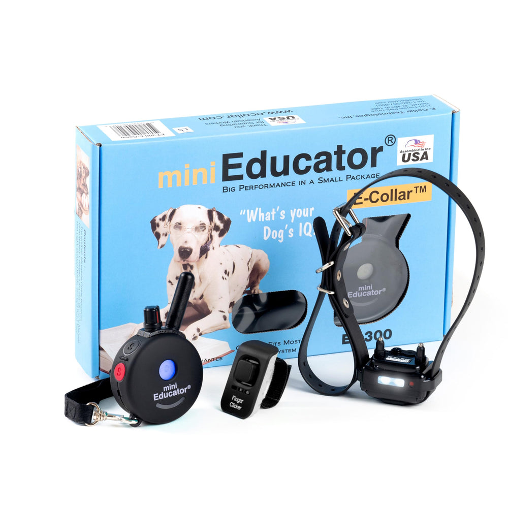 Mini Educator ET-300 transmitter with palm-friendly design for discreet training control
