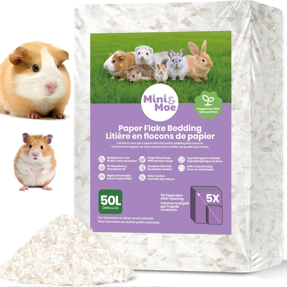 mini&moe hamster bedding dust-free formula for clean air