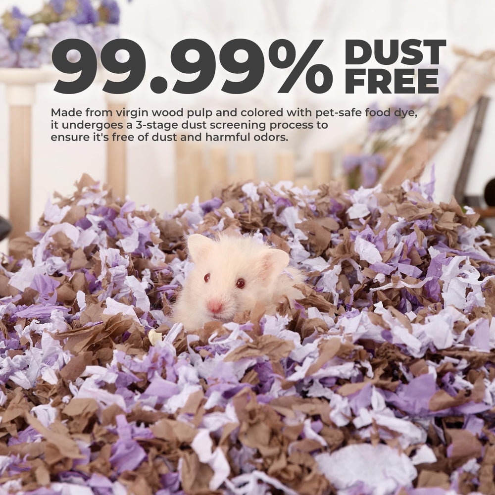 mini&moe odor-control bedding minimizes cage smells between cleanings