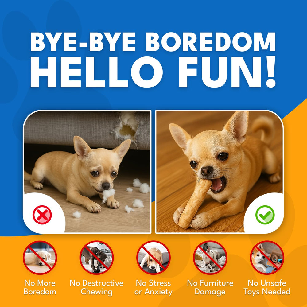 MINOWILD coffee wood chew sticks 3-pack for rotating chews and savings.